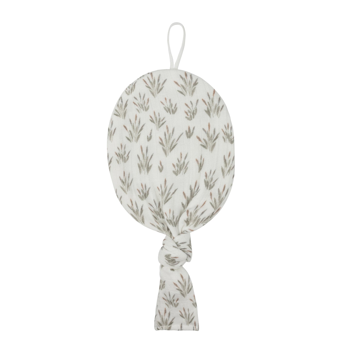 French Terry Blossom Muslin Lovey - Blue
