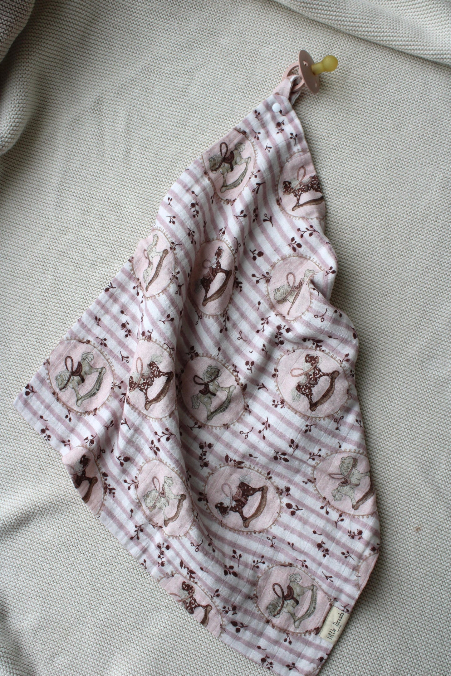 Pink Rocking Horse Lovey