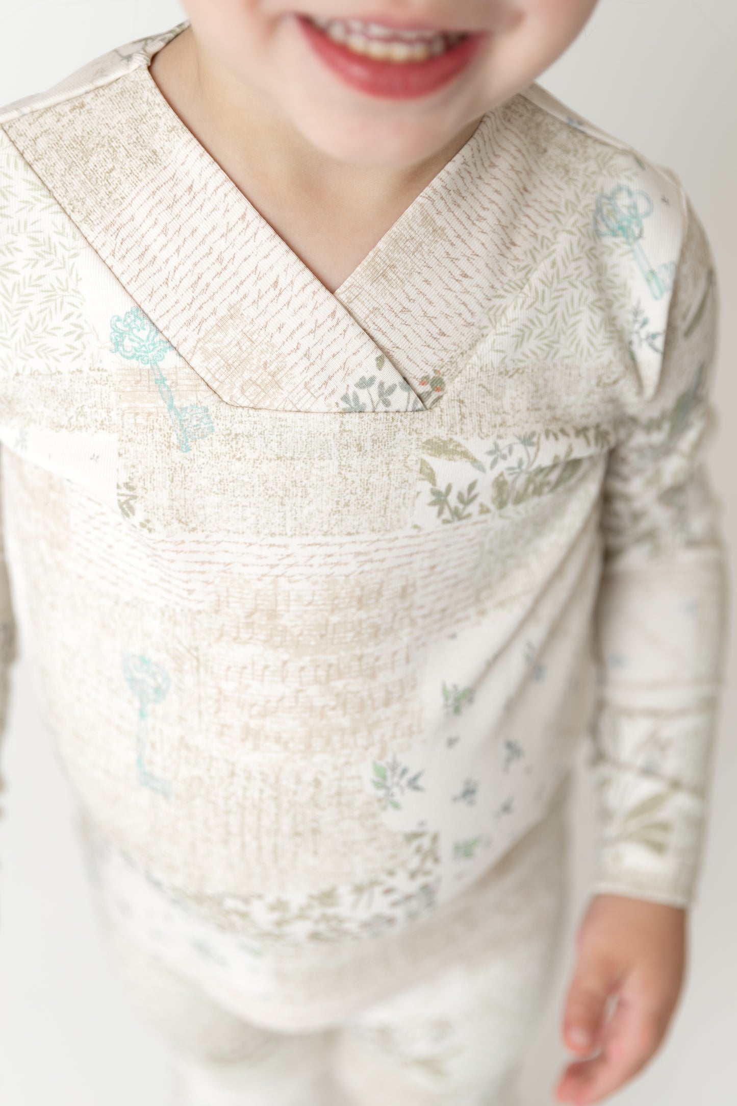Organic Paper Print Loungewear - Boy