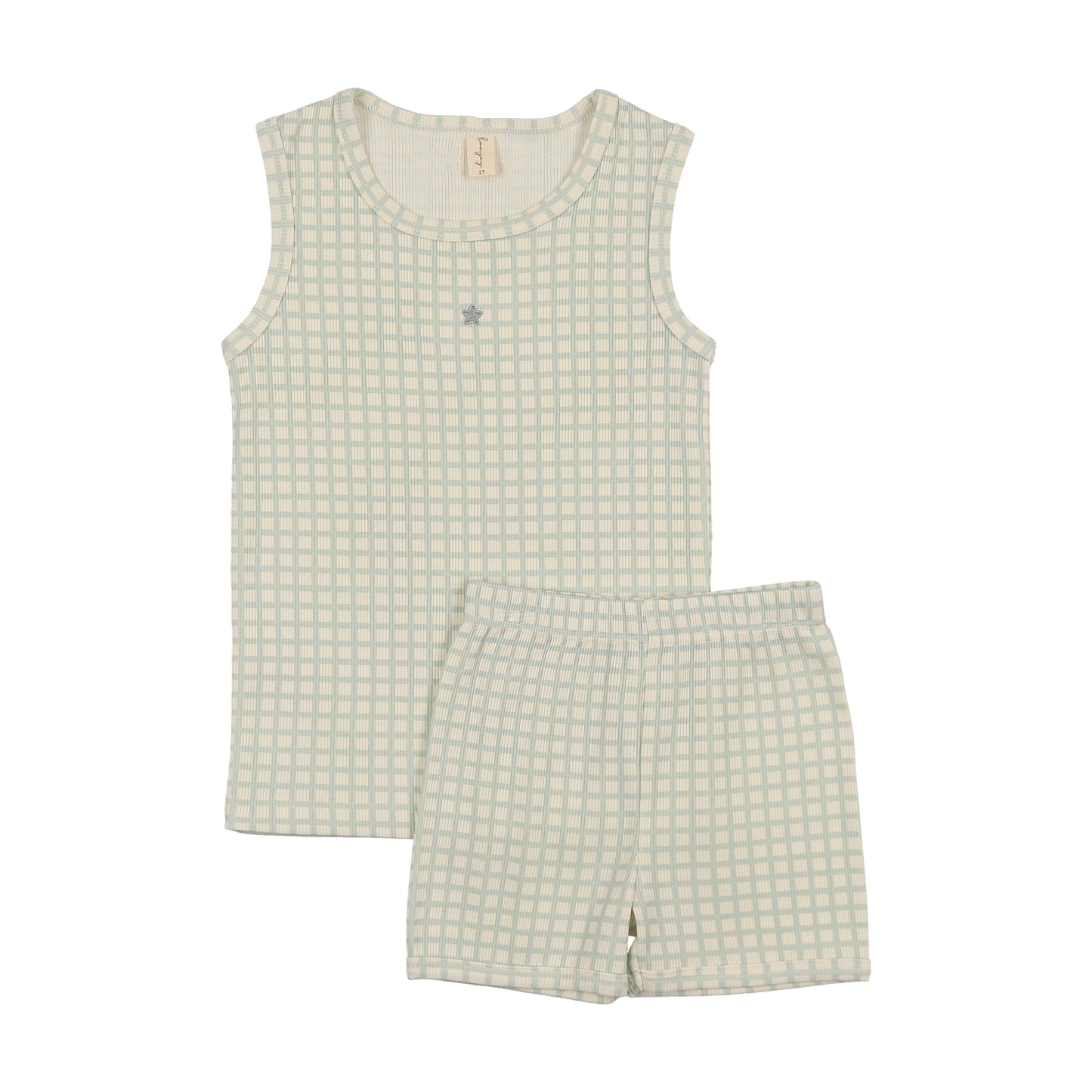 Blue Star Checkered Dreams Tank & Shorts