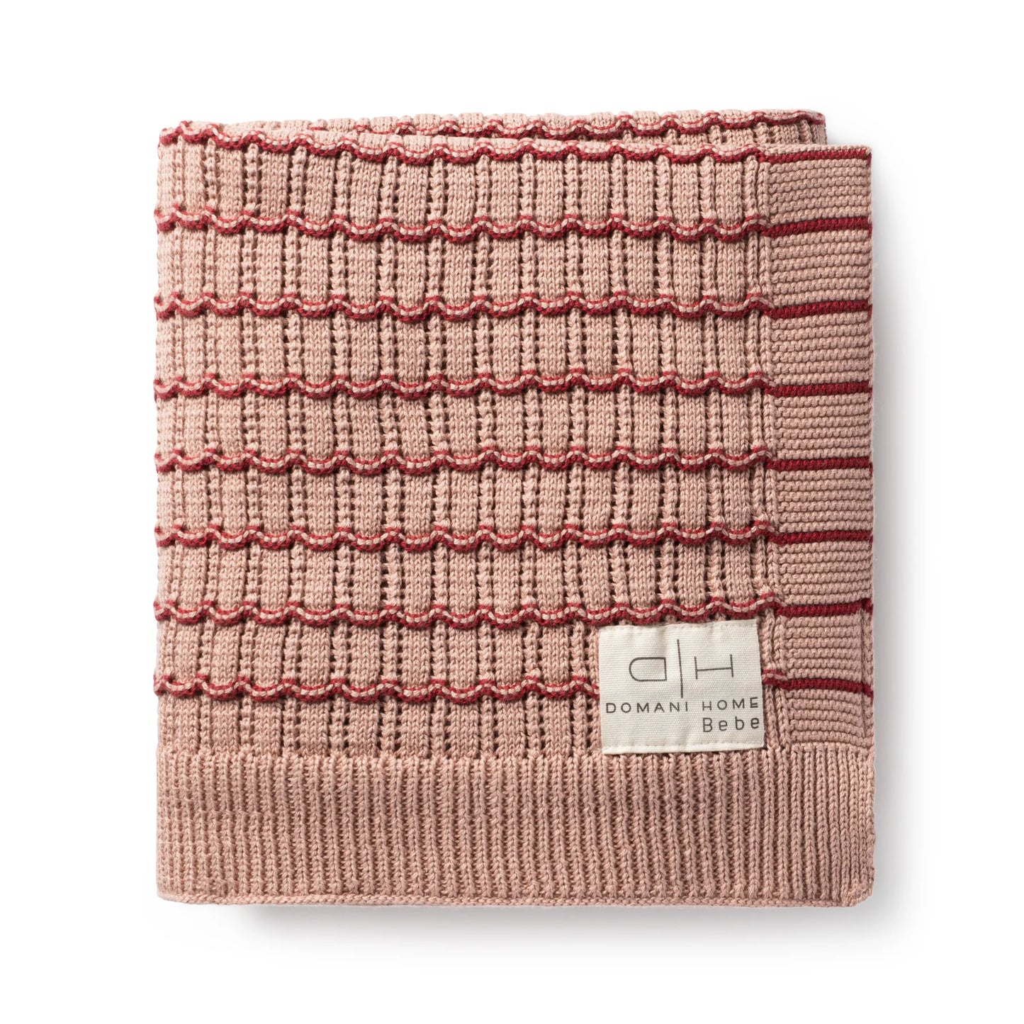 Striated Scallop Blanket Blush