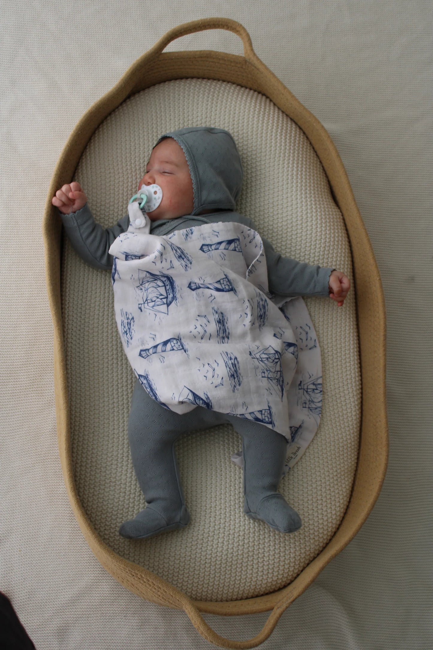 Nautical Sailor Dream Muslin Lovey