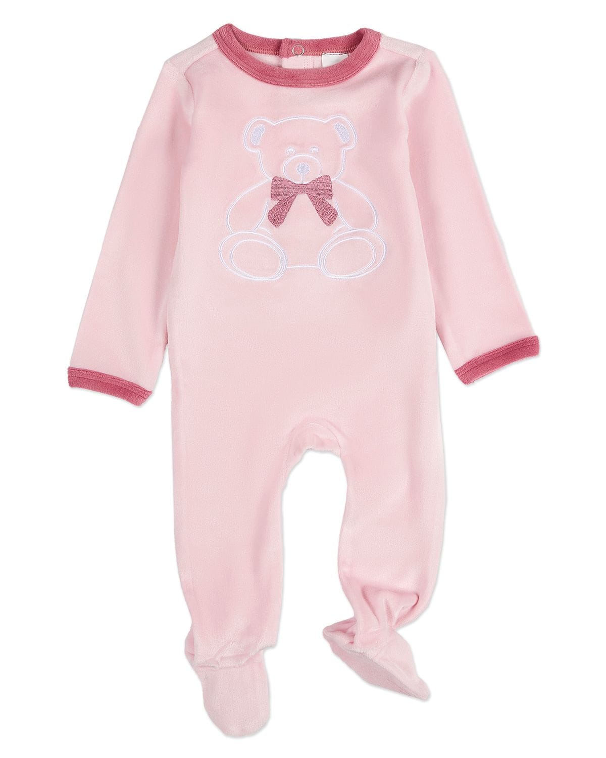 Teddy Snuggles Velour- Pink