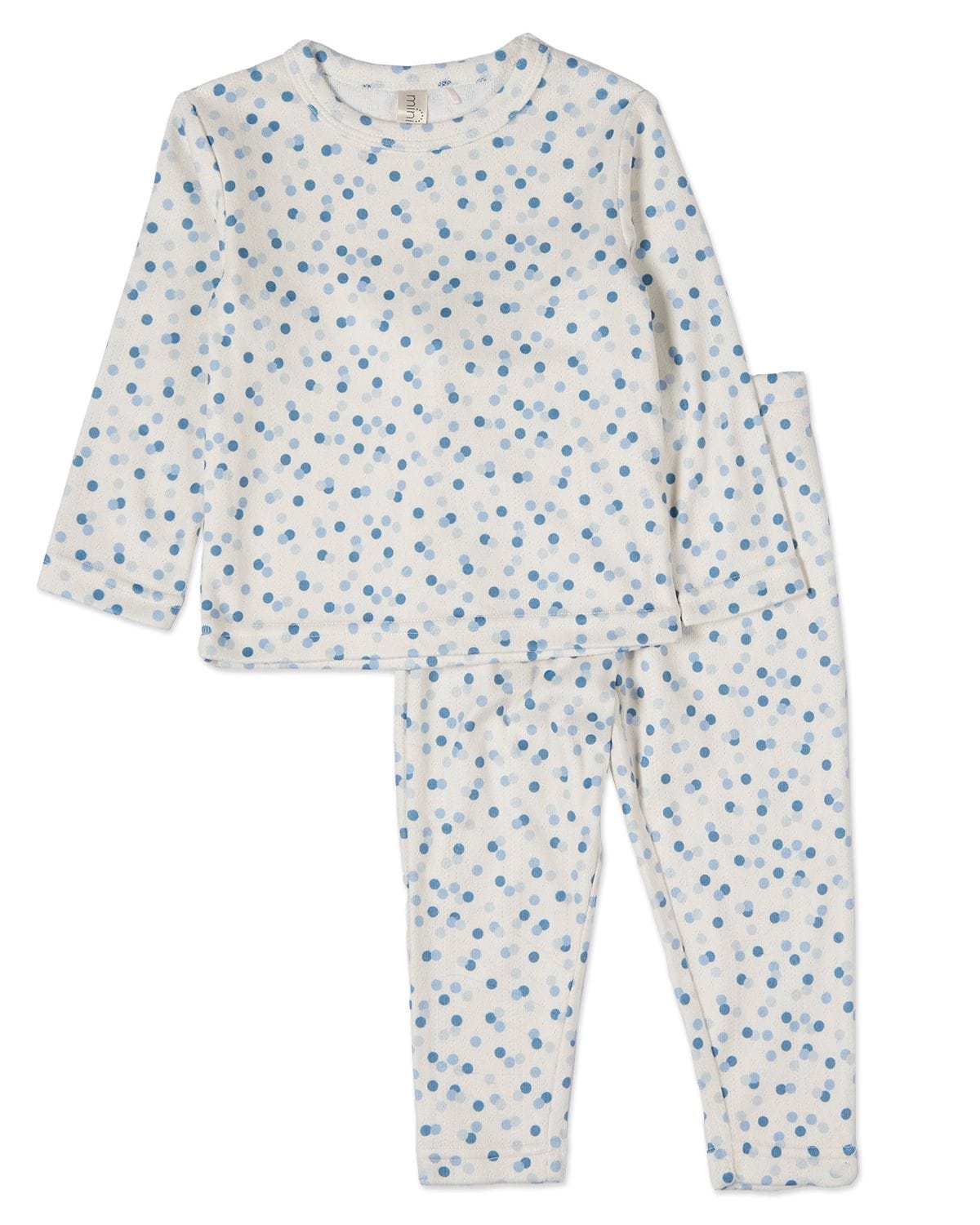 Blue Confetti Pointelle PJ Set