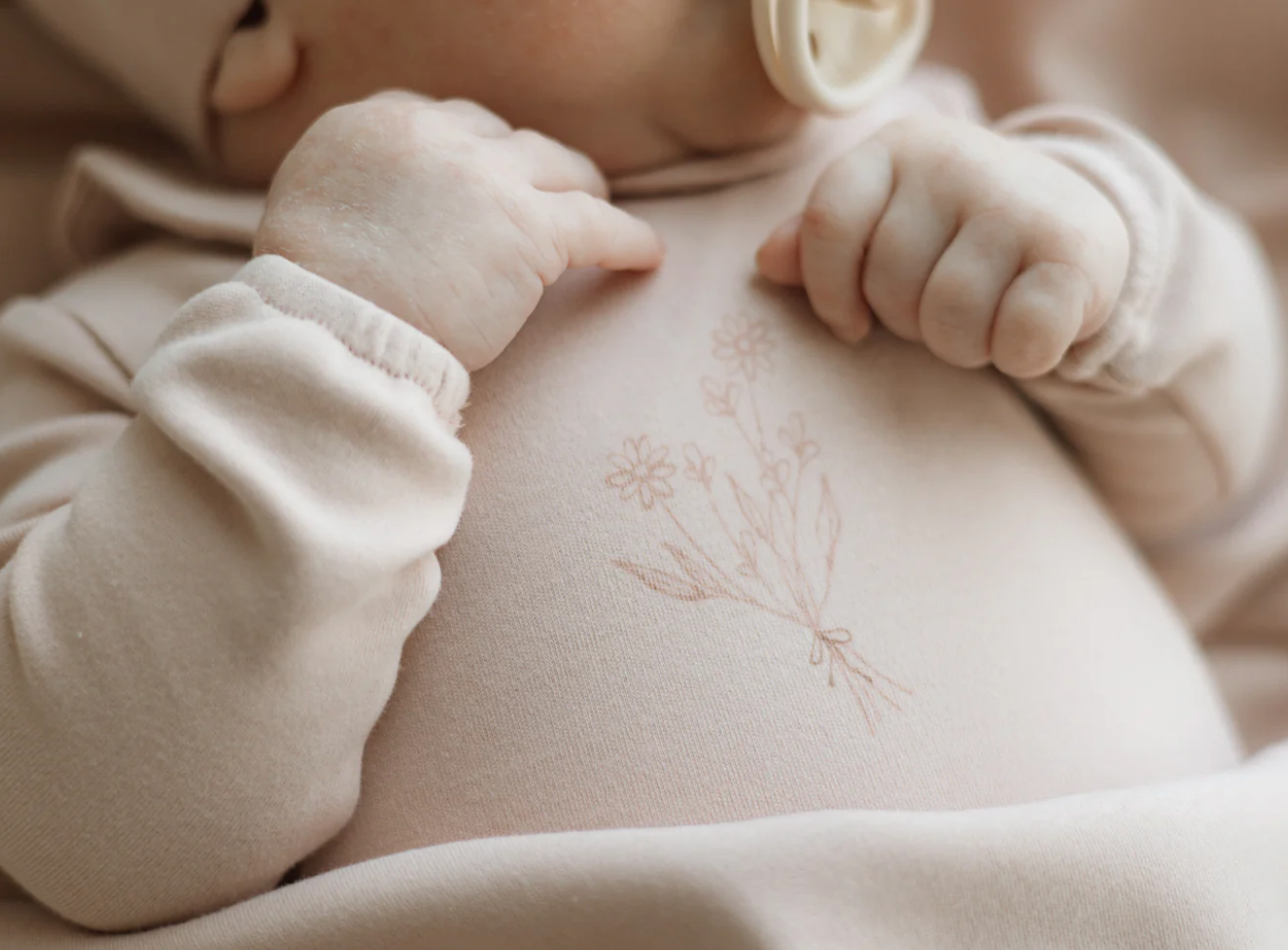 Whisper Rose Baby Blossom Layette Set