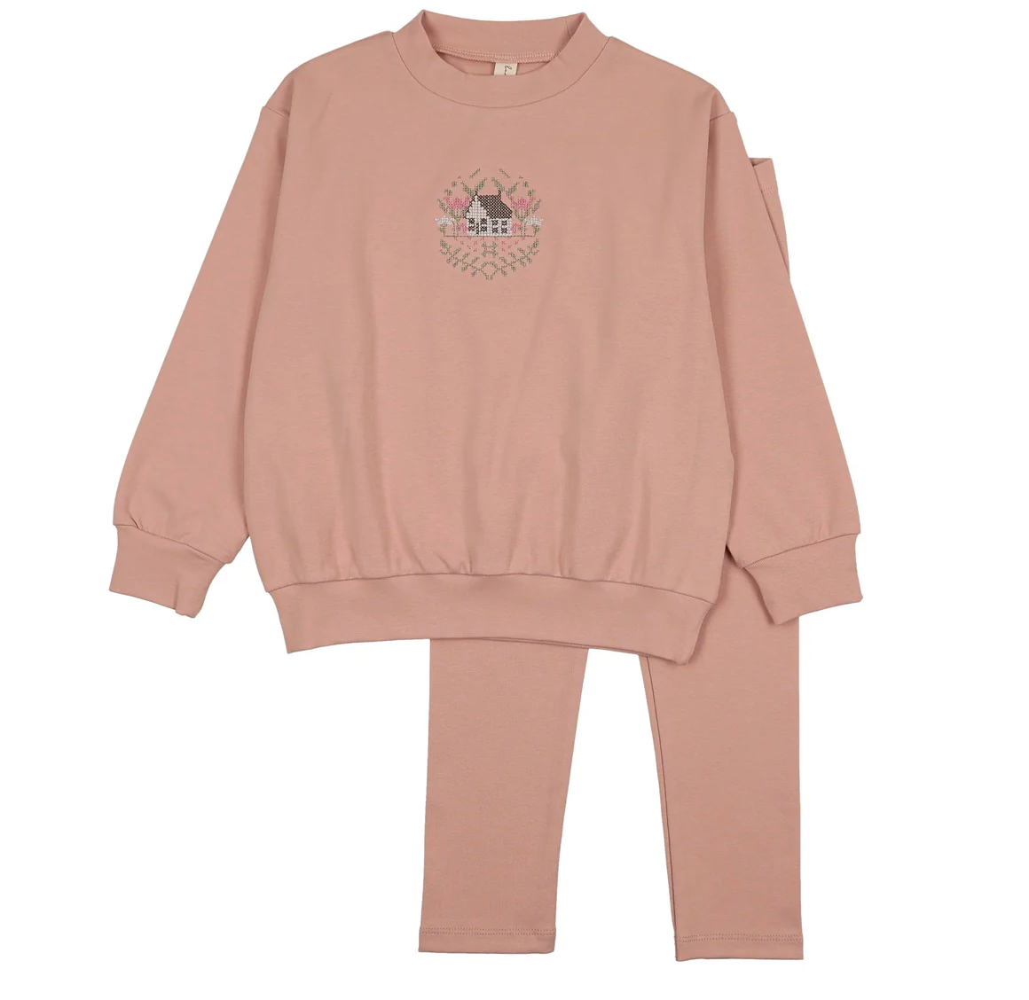 Dainty Stitch Sweatshirt Set