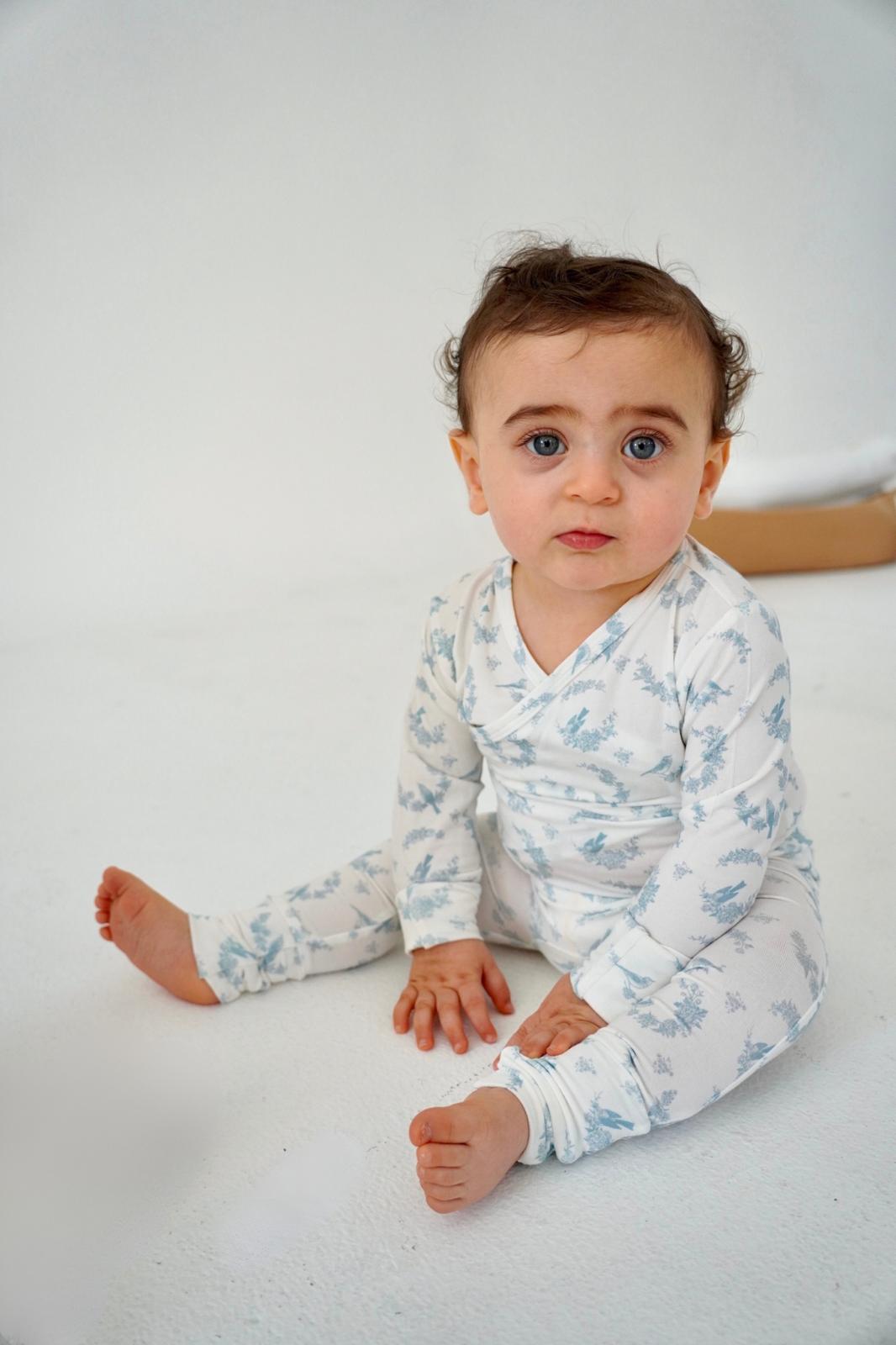Little Blue Bird Footie