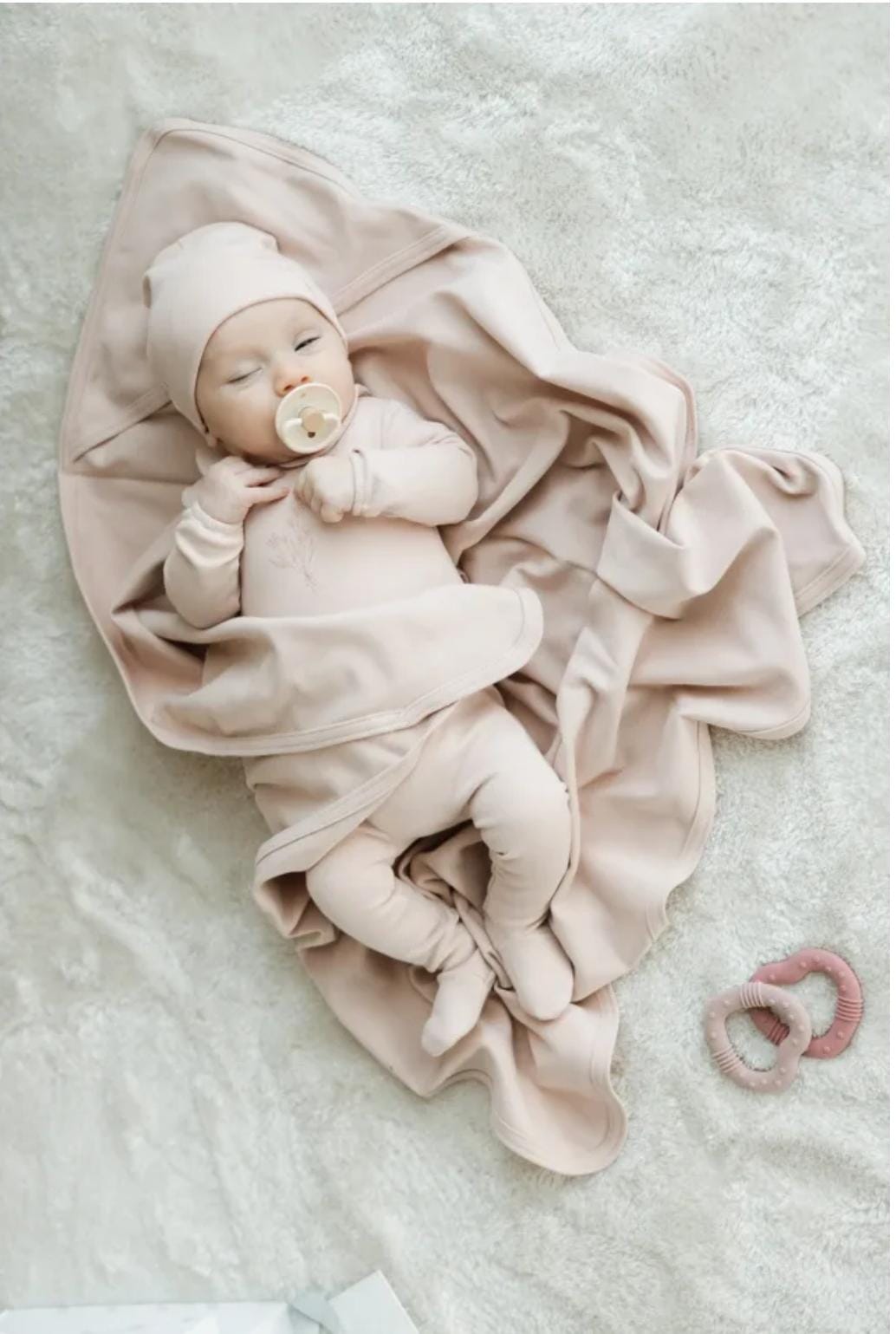 Whisper Rose Baby Blossom Layette Set