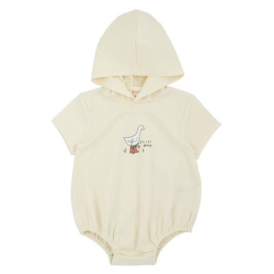 Peach Rainboots Romper