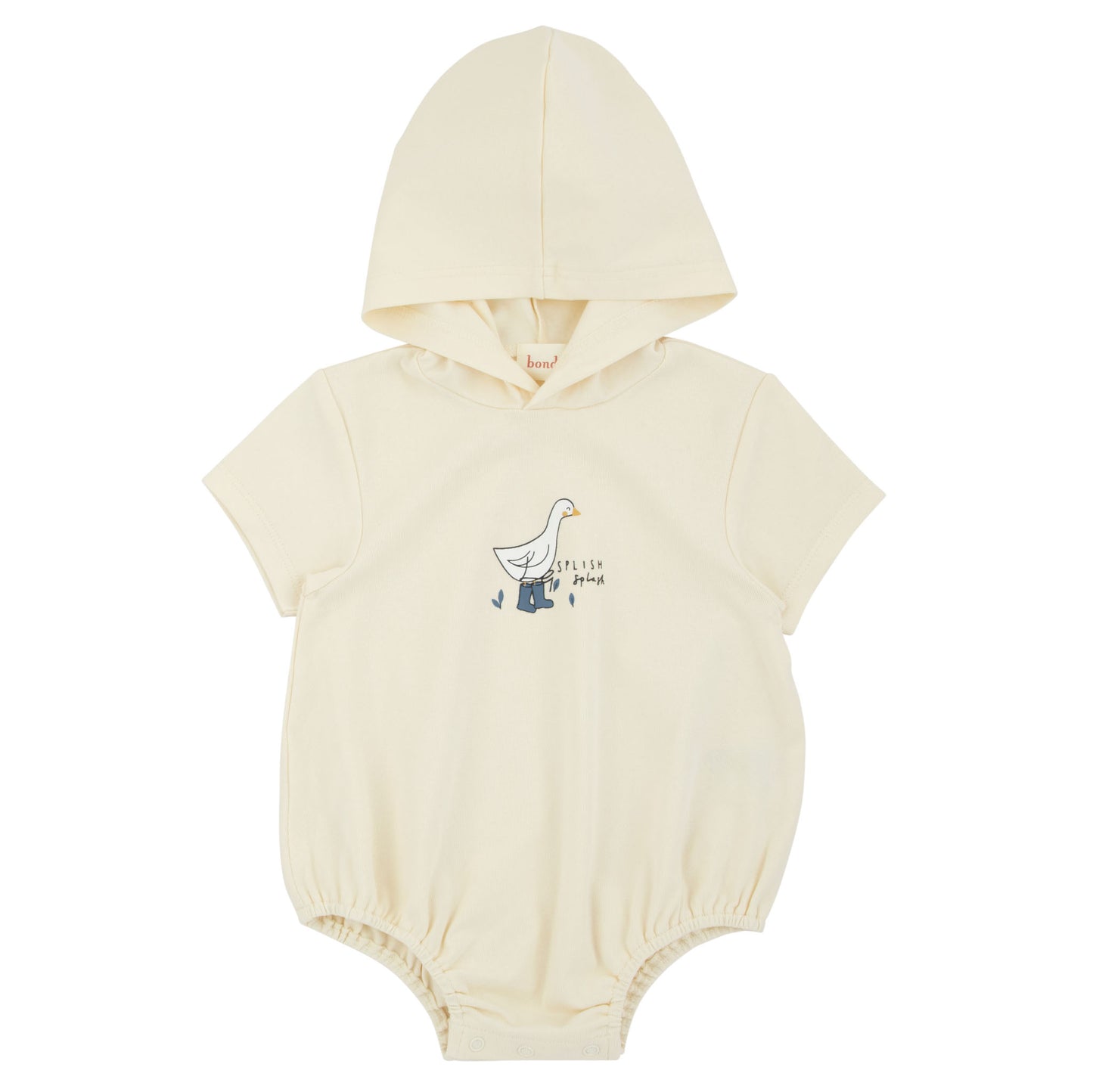 Navy Rainboots Romper