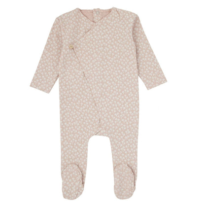 Pink Buds Footie
