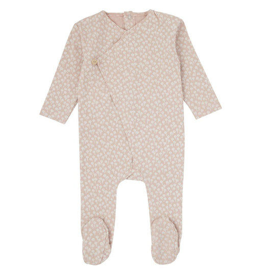 Pink Buds Footie