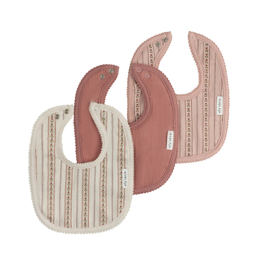 Linear Tulip Pink Bibs