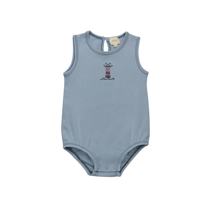 Cross Stitch Lighthouse Romper
