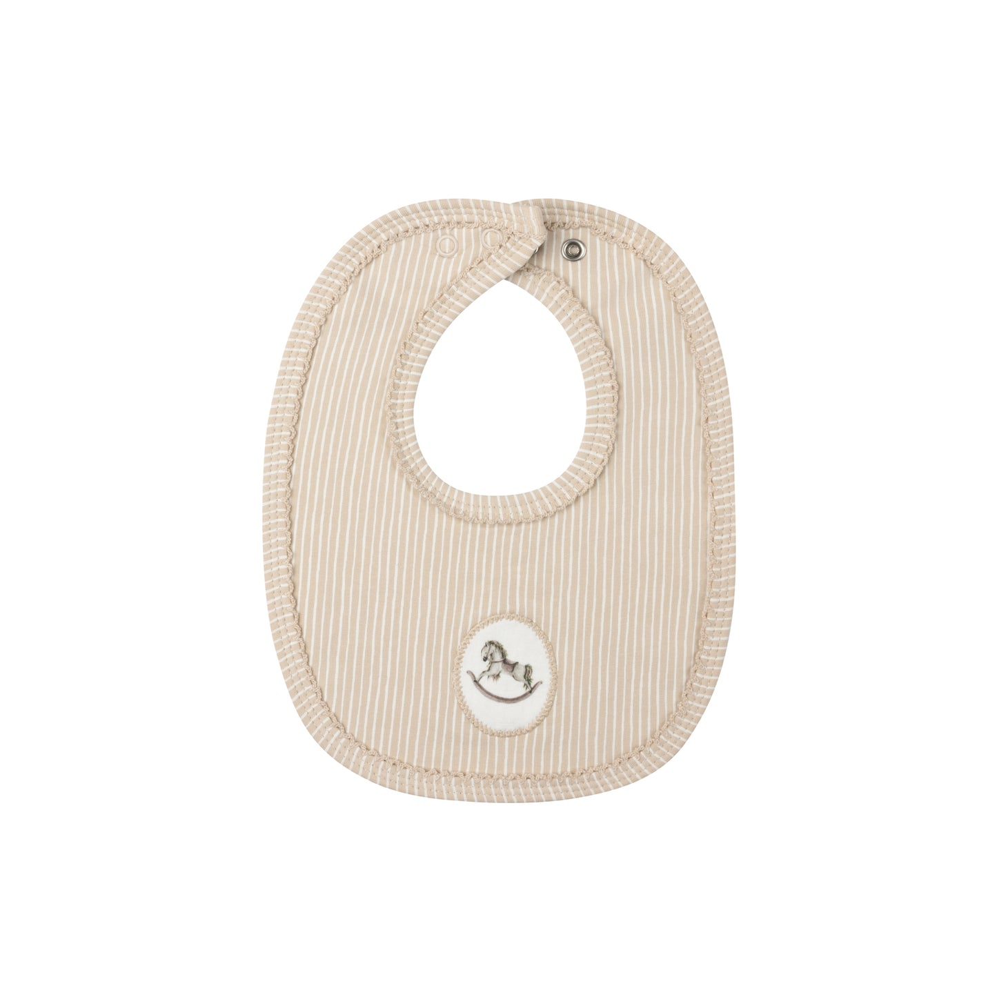 Rocking Horse Bib Tan