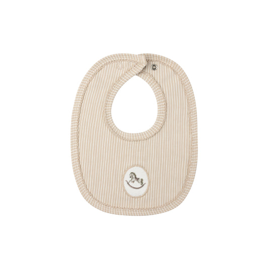 Rocking Horse Bib Tan