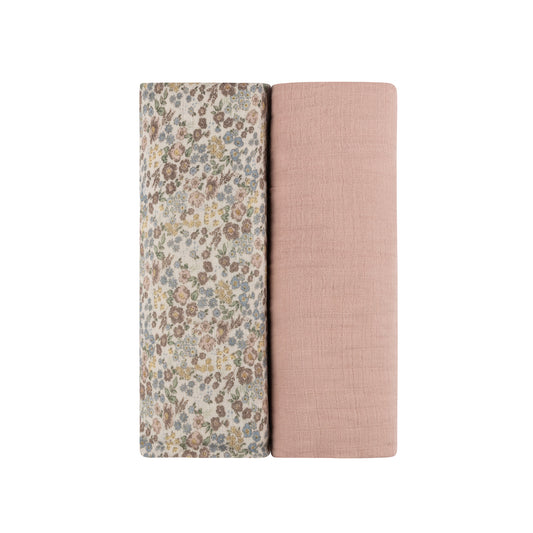 Liberty Floral Muslin Swaddle 2 pack