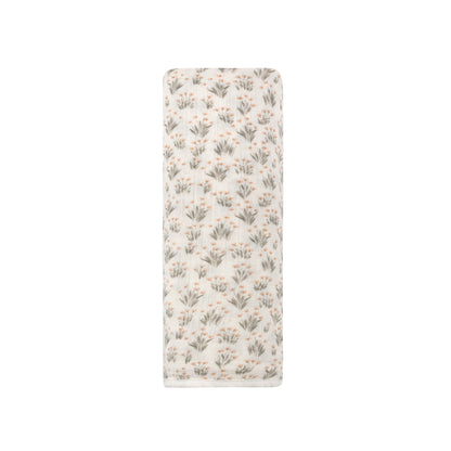 French Terry Blossom Muslin Swaddle - Mauve