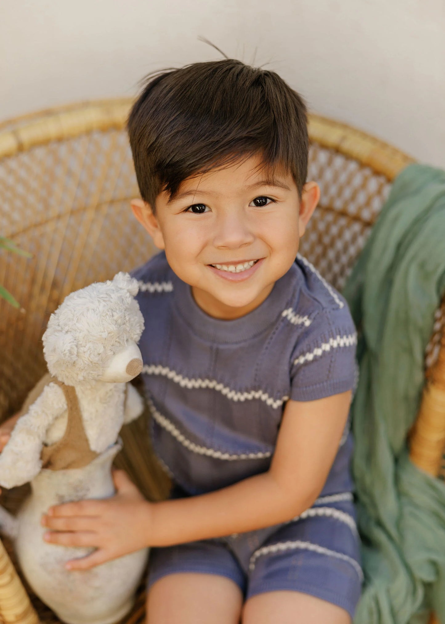Wave Knit Boy Set