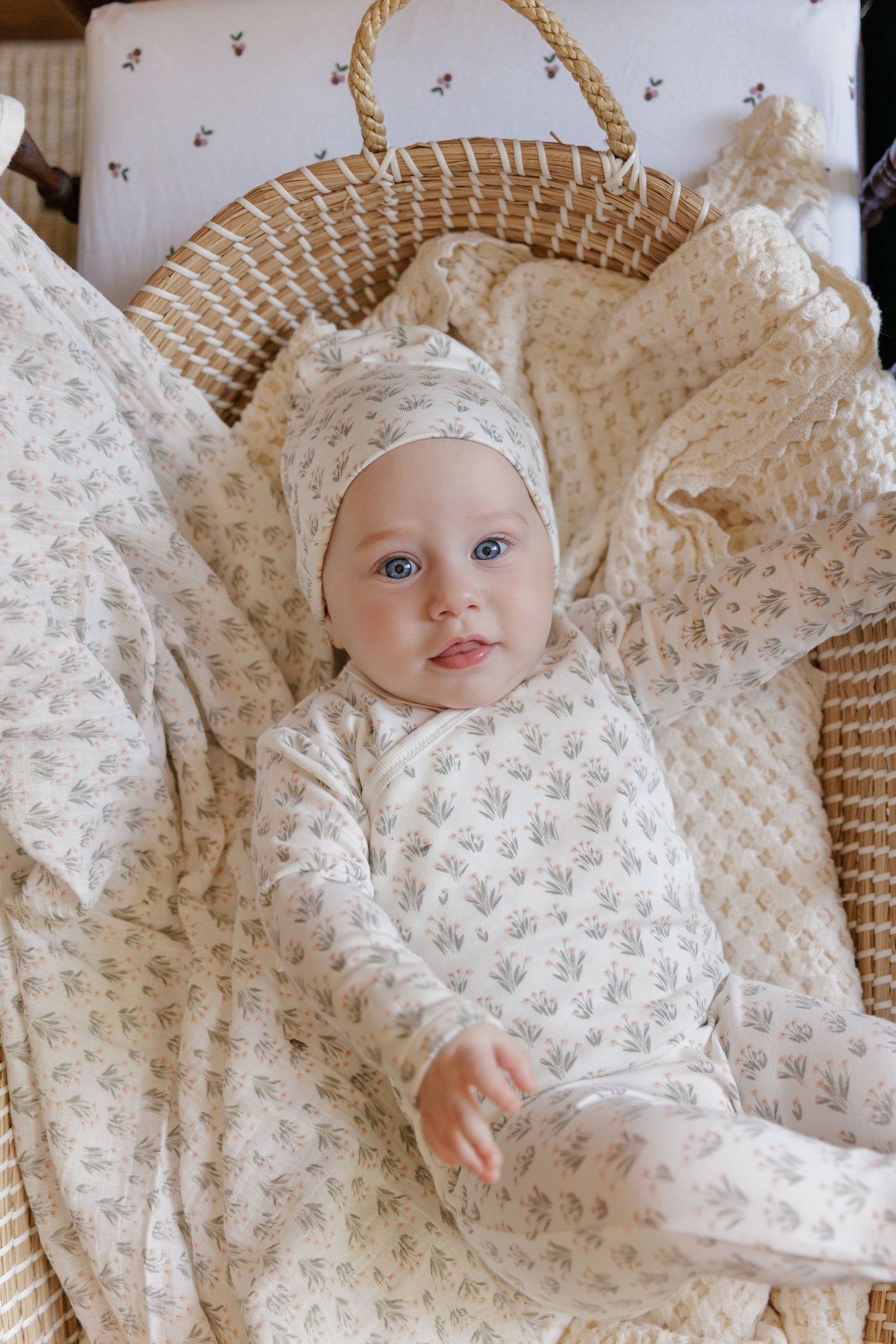 French Terry Blossom Set - Mauve