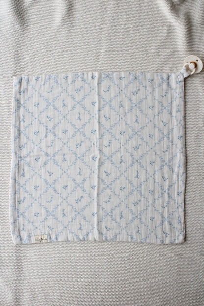 Blue Lattice Lovey