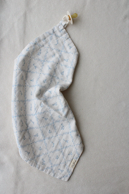 Blue Lattice Lovey