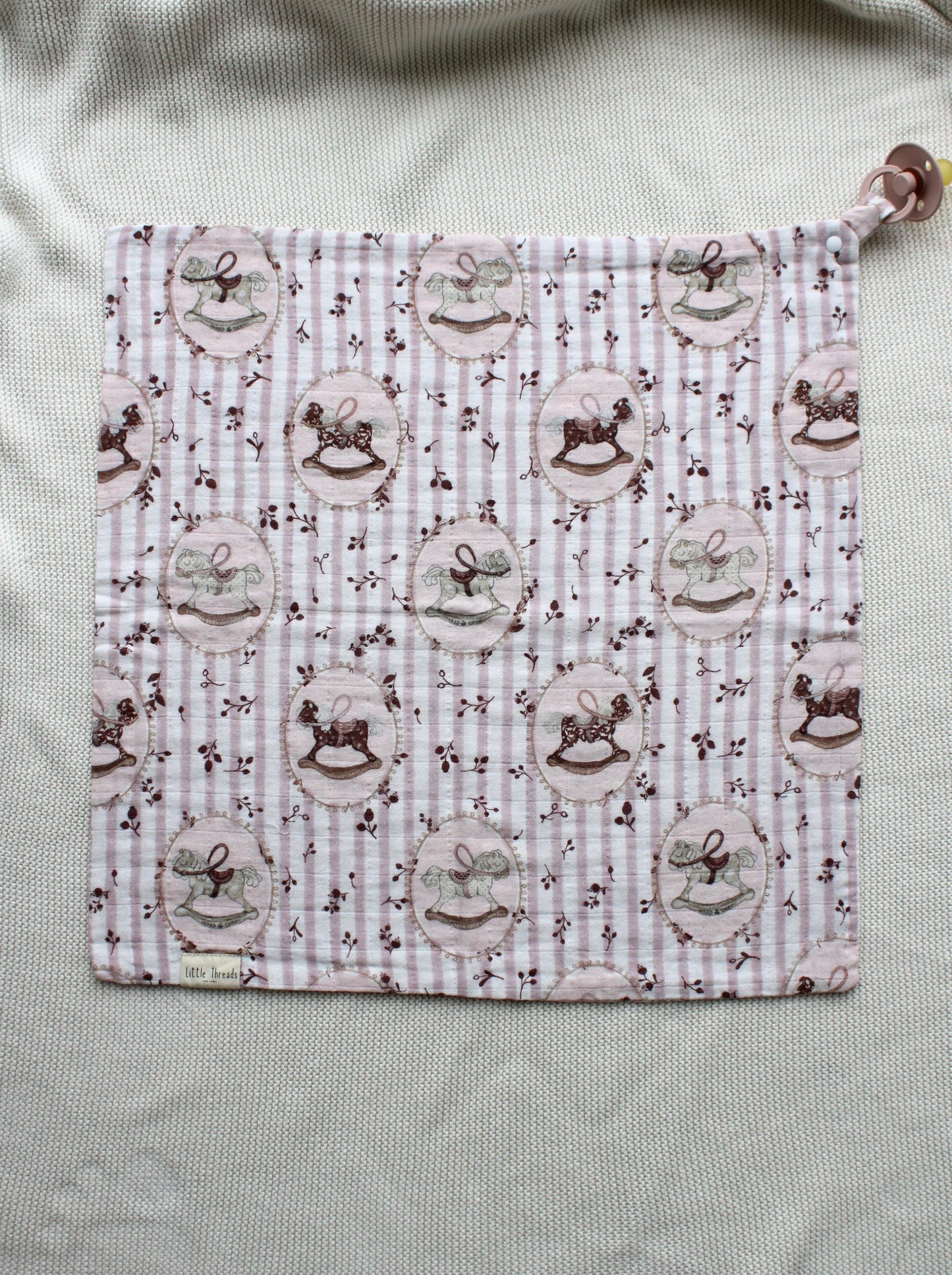 Pink Rocking Horse Lovey