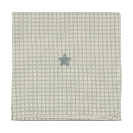 Blue Star Checkered Dreams Blanket