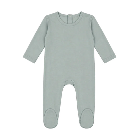 Dusty Blue Footie