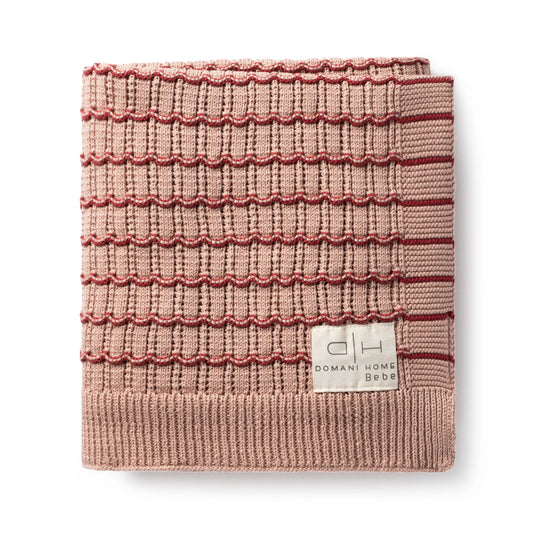 Striated Scallop Blanket Blush