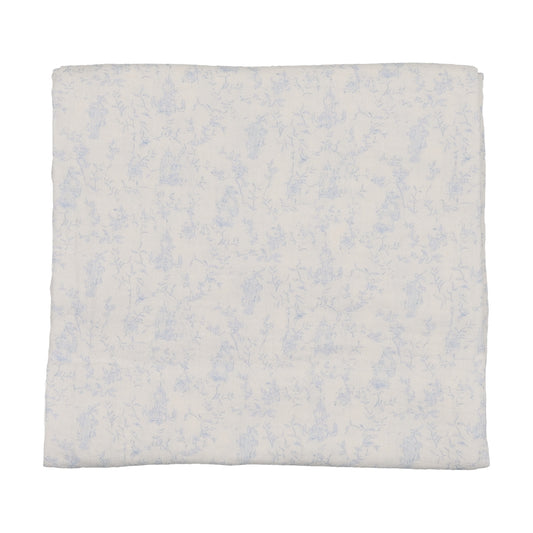 Boutique Birdcage Swaddle Dusty Blue