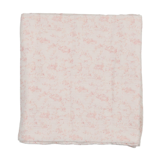 Boutique Birdcage Swaddle Muted Pink