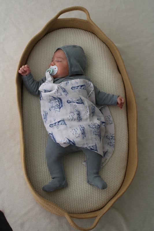 Nautical Sailor Dream Muslin Lovey