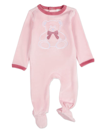 Teddy Snuggles Velour- Pink