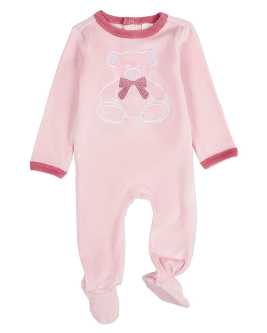 Teddy Snuggles Velour- Pink