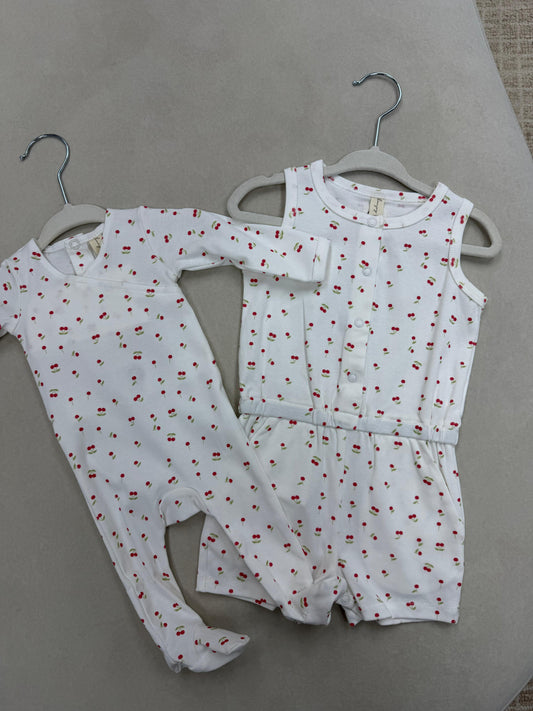 Tiny Cherries Romper