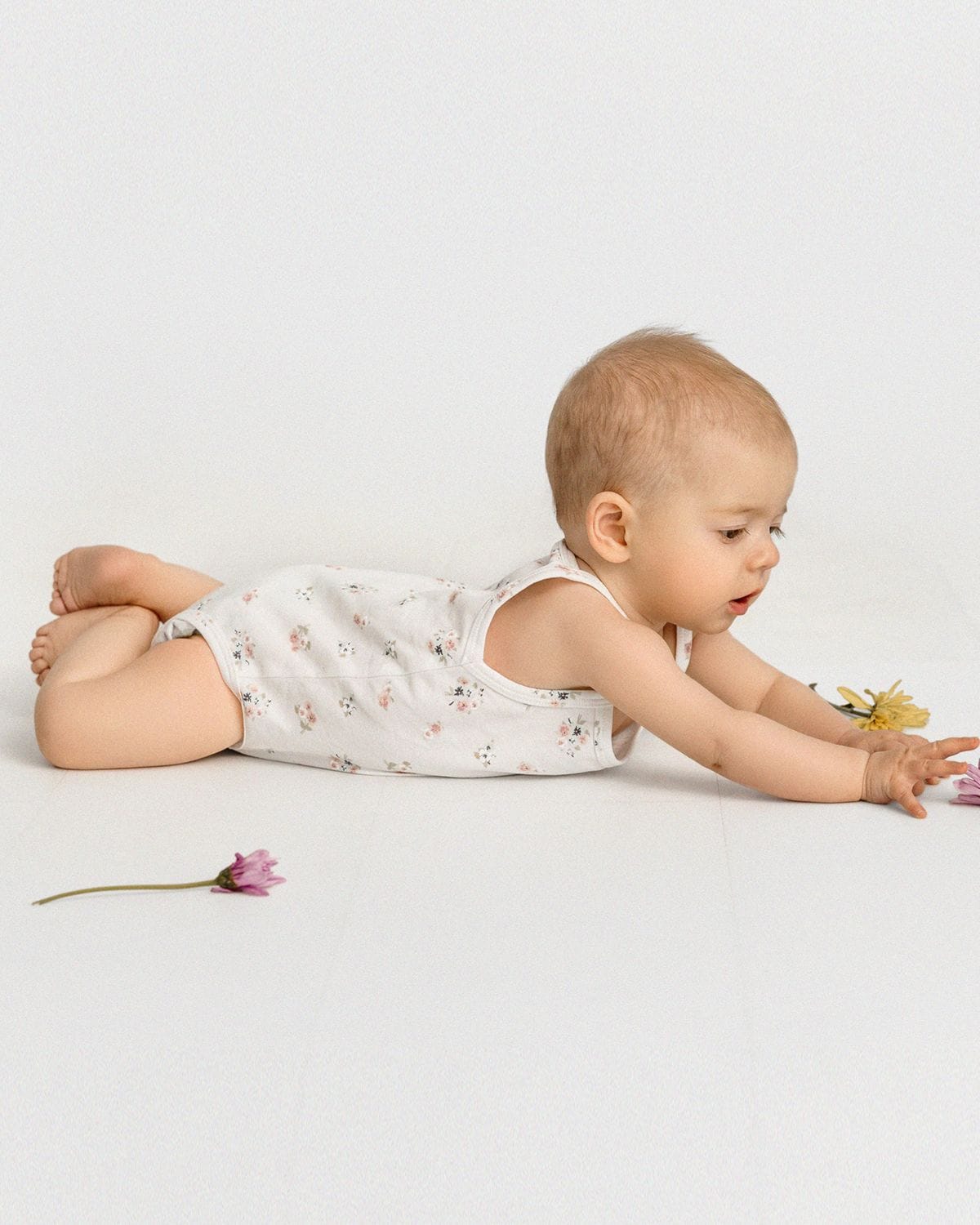Ditsy Floral Girls Bodysuit 3 pack