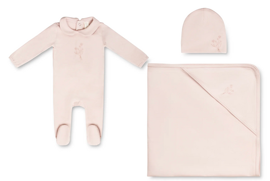 Whisper Rose Baby Blossom Layette Set