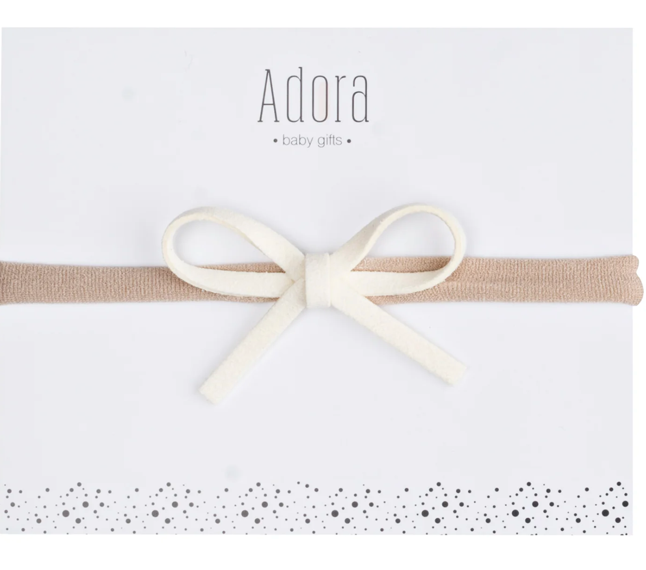 Mini Classic Headband - Ivory