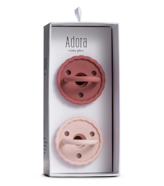 Rosewood Blush - Pacifier Set