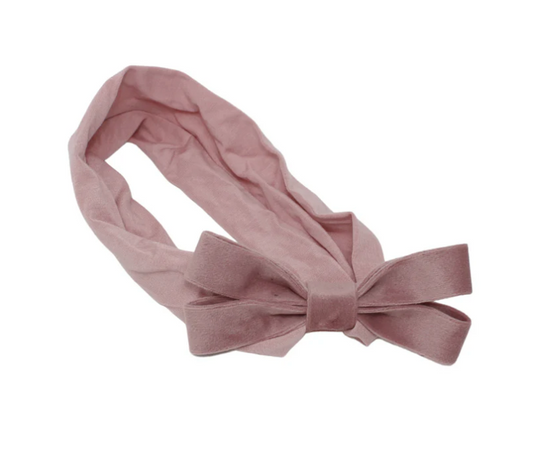 Mauve Velvet Headband