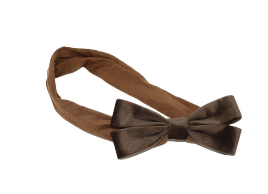 Coco Brown Velvet Headband