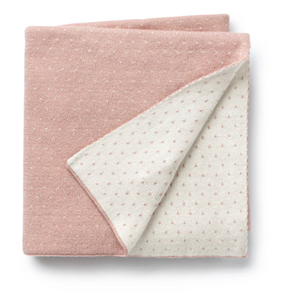Dotty Blanket and Pouch Pink