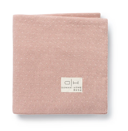 Dotty Blanket and Pouch Pink