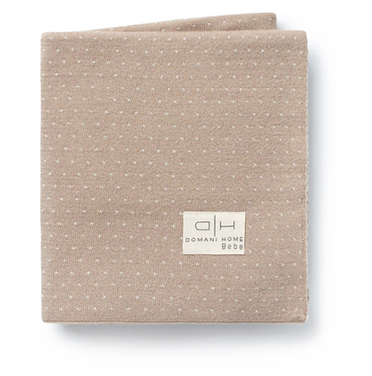 Dotty Blanket and Pouch Stone