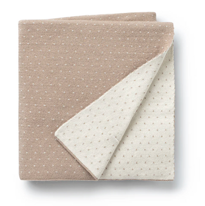 Dotty Blanket and Pouch Stone