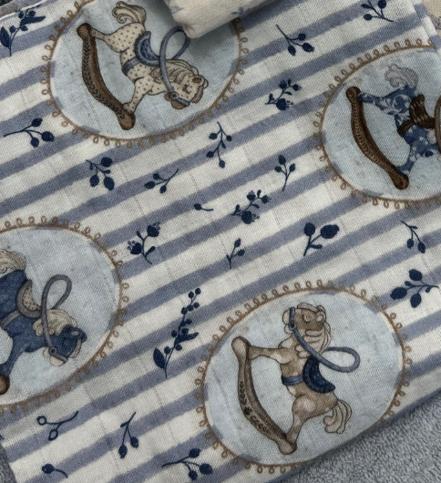 Blue Rocking Horse Lovey