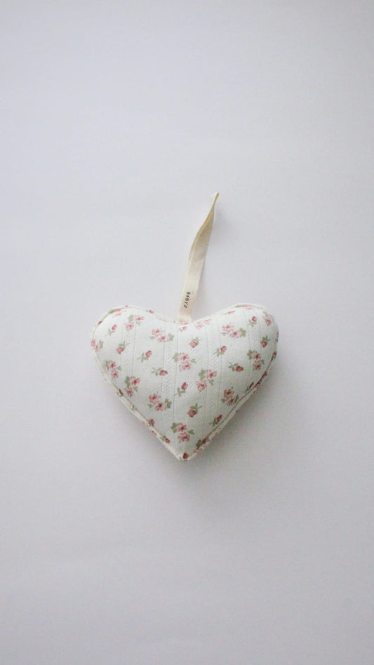 Pointelle Heart Plushie