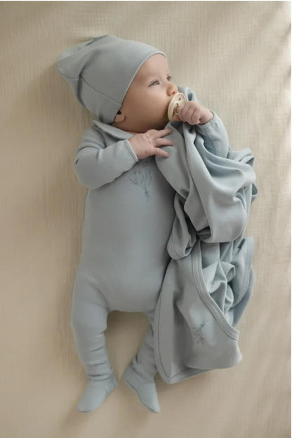 Powder Blue Baby Blossom Layette Set
