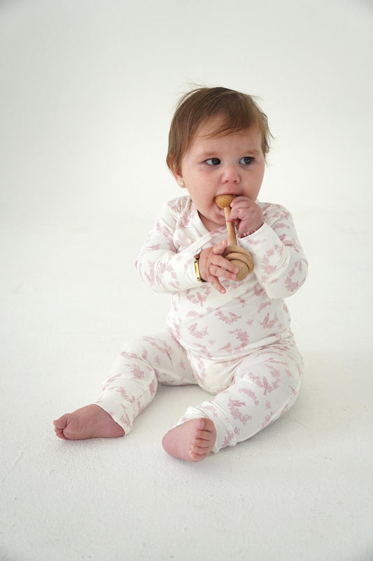Little Pink Bird Footie